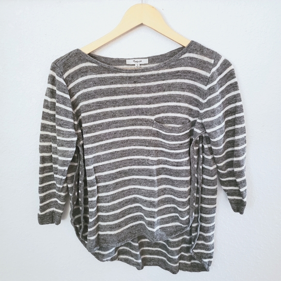 Madewell stripe sweater size M - Picture 1 of 6